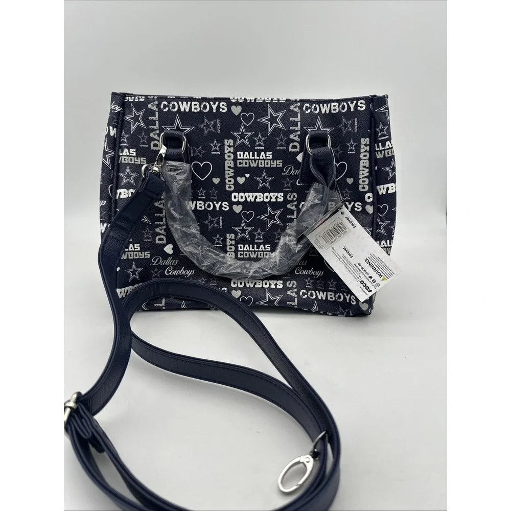 FOCO Dallas Cowboys Spirited Style Printed Collection Purse 12x10 NWT‎